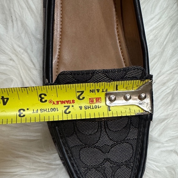 Coach Women's Gray Patterned Moccasins - Picture 6 of 7